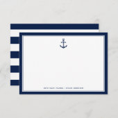 Nautical Thormed Anchor | Aangepaste briefkaart (Voorkant / Achterkant)