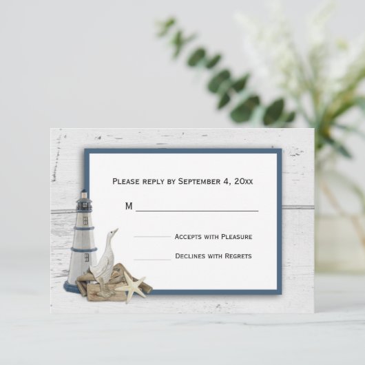 Nautical Thormed RSVP (Staand voorkant)