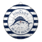 Nautical Threadfish Dartbord (Voorkant)