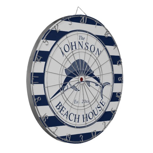 Nautical Threadfish Dartbord (Voorkant Links)