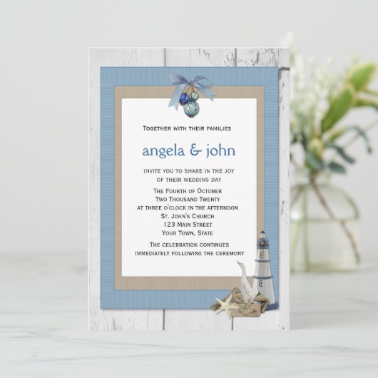 Nautical Threaditation Kaart (Staand voorkant)