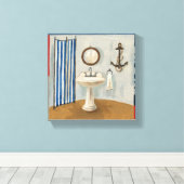 Nautical Threadroom Canvas Afdruk (Insitu (Houten vloer))