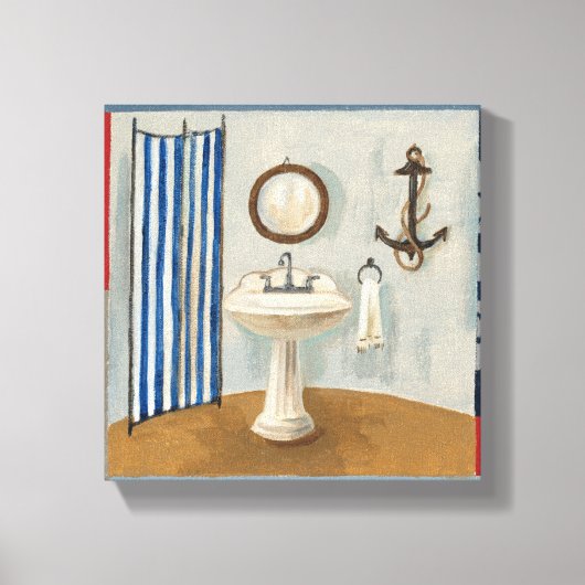 Nautical Threadroom Canvas Afdruk (Voorkant)