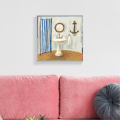 Nautical Threadroom Canvas Afdruk (Insitu (Woonkamer))