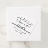 Nautical Tied The Knot Hebben Een Shot Bruiloft Bedankjes Labels (In situ)