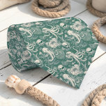 Nautical Toile Custom Necktie Stropdas<br><div class="desc">This custom necktie features a classic nautical toile pattern,  perfect for adding a touch of seaside charm to any outfit. Ideal for dads,  groomsmen,  or anyone who loves the ocean.</div>