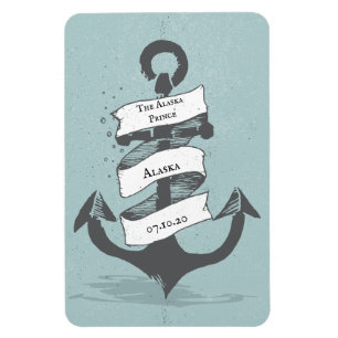 Nautical Travel Vacation door Finder markker Magneet