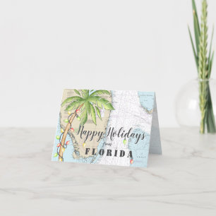 Nautical Tropical Prettige feestdagen uit Florida 