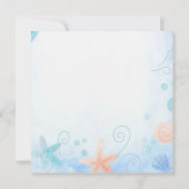 Nautical two het Zee 2e Verjaardagsfeest Kaart (Achterkant)