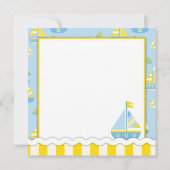 Nautical TY Square Bedankkaart (Achterkant)