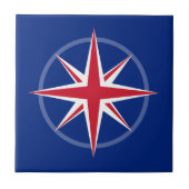 Nautical UK Flag Tegeltje (Voorkant)