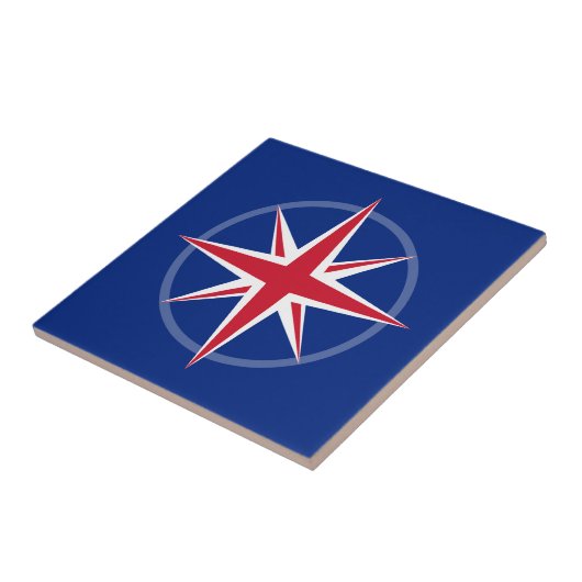 Nautical UK Flag Tegeltje (Zijkant)