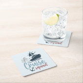 Nautical Vibes Cruise Squad Kartonnen Onderzetters (Insitu)