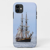 Nautical Vissen Boat Blue Skies Case-Mate iPhone Case (Achterkant)