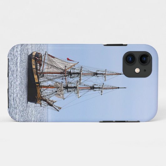 Nautical Vissen Boat Blue Skies Case-Mate iPhone Case (Achterkant (horizontaal))