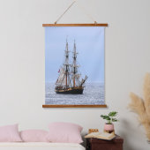 Nautical Vissen Boat Blue Skies Hangend Wandkleed (Slaapkamer)