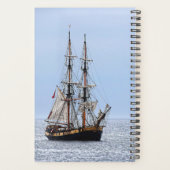 Nautical Vissen Boat Blue Skies Planner (Achterkant)