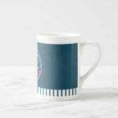 Nautical Voyager Best Sailor Dark Blue Porselein Kop (Rechts)