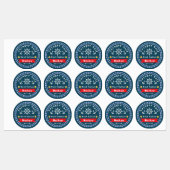 Nautical Voyager Beste Zeiler Donkerblauw Labels (Vel)