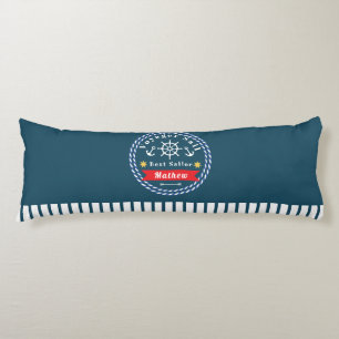 Nautical Voyager Beste Zeiler Donkerblauw Lichaamskussen