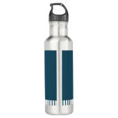 Nautical Voyager Beste Zeiler Donkerblauw Waterfles (Achterkant)