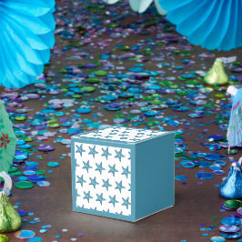 Nautical Watercolor Blue Starfish Bedankdoosjes