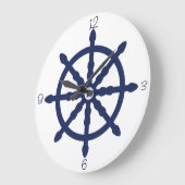 Nautical Wave Nursery Wheel Grote Klok (Hoek)