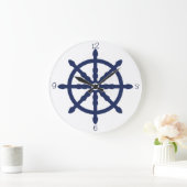 Nautical Wave Nursery Wheel Grote Klok (Huis)