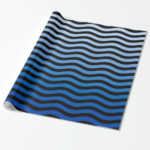 Nautical Waves Blue Hue Cadeaupapier