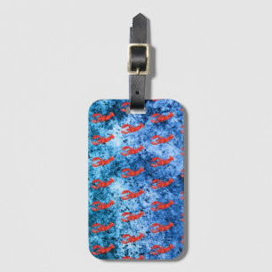Nautical Waves Design 11 Bagagelabel