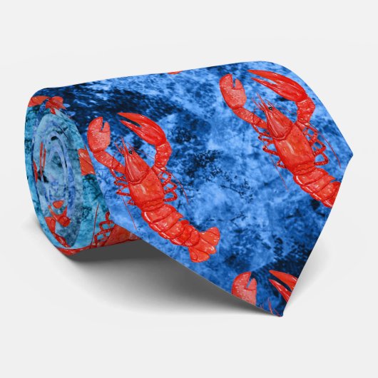Nautical Waves Design 11 Stropdas (Opgerold)