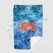 Nautical Waves Design 2 Golfhanddoek (Insitu)