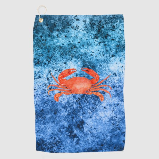 Nautical Waves Design 2 Golfhanddoek (Voorkant)