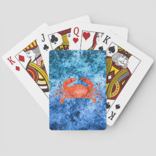 Nautical Waves Design 2 Pokerkaarten