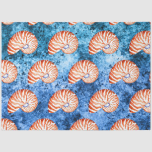 Nautical Waves Design 4 Tissuepapier