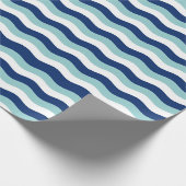 Nautical Waves Pattern Cadeaupapier (Hoek)