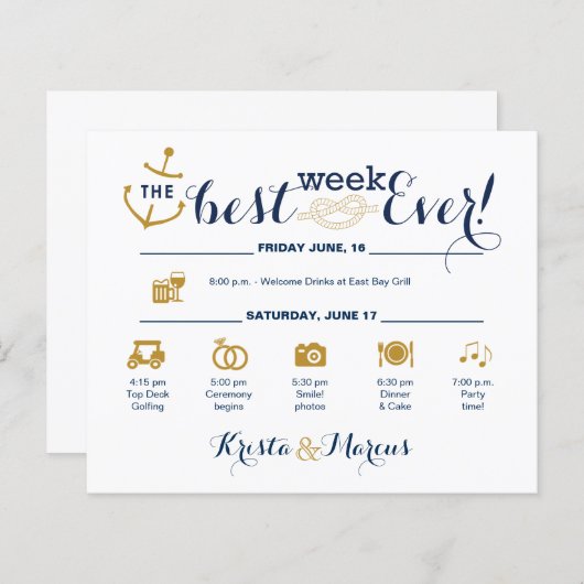 Nautical Weddenweek rondleiding (Voorkant / Achterkant)