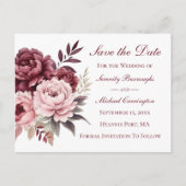 Nautical Wedding Anker Navy Blue Opslaan van de da Briefkaart (Voorkant)