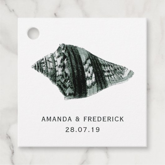 Nautical Wedding Bedankjes Labels (Voorkant)