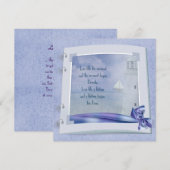 Nautical Wedding Book Kaart (Voorkant / Achterkant)