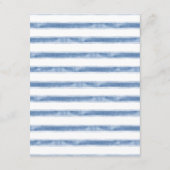  Nautical Wedding Details Card | Ocean & Seashells Informatiekaartje (Achterkant)