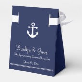 Nautical Wedding for Box White Tent Bedankdoosjes (Achterkant)