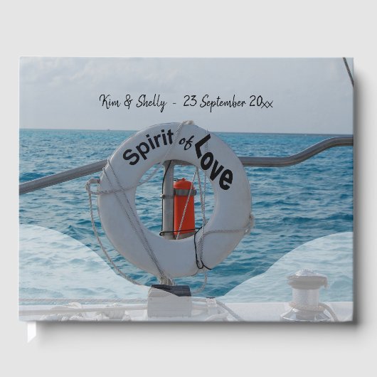 Nautical Wedding Gastenboek (Voorkant)