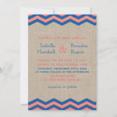 Nautical Wedding Invitation Kaart (Voorkant)