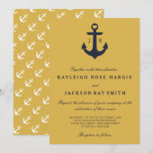 Nautical Wedding Invitations | Weddenschap Kaart (Voorkant / Achterkant)