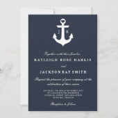 Nautical Wedding Invitations | Weddenschap Kaart (Voorkant)