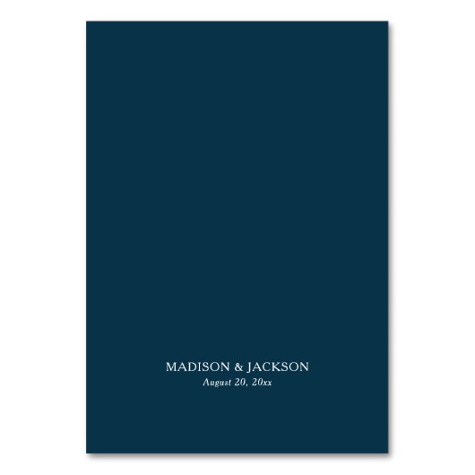 Nautical Wedding Kaart (Achterkant)