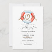 Nautical Wedding Kaart (Voorkant)