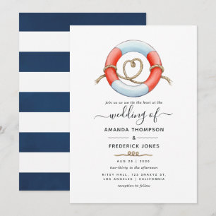 Nautical Wedding Kaart