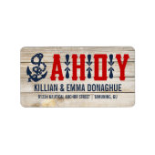Nautical Wedding Labels (Voorkant)